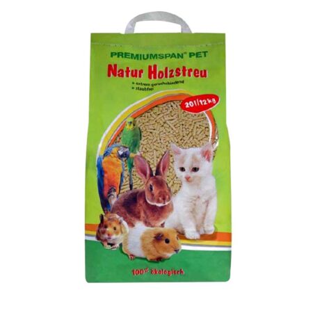 Pellet Γάτας και Μικρών Ζώων Natur Holzstreu 20Lt